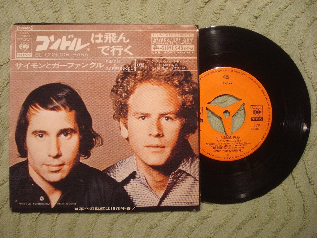 Simon and Garfunkel 7" Vinyl Single: El condor pasa (Japan), Ophalen of Verzenden, Zo goed als nieuw, 7 inch, Pop