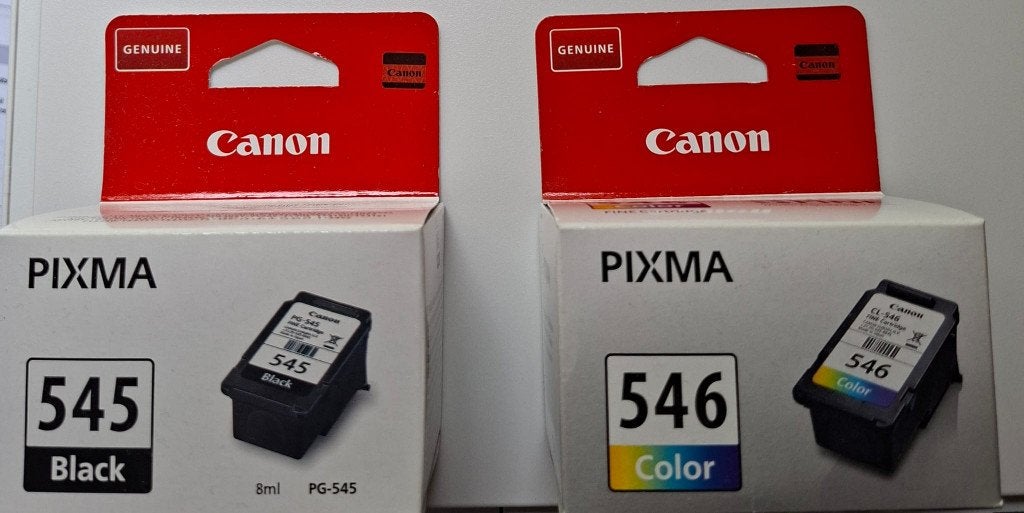 Cartridge canon Pixma nummers 545 en 546, Ophalen of Verzenden, Nieuw, Cartridge, Canon origineel