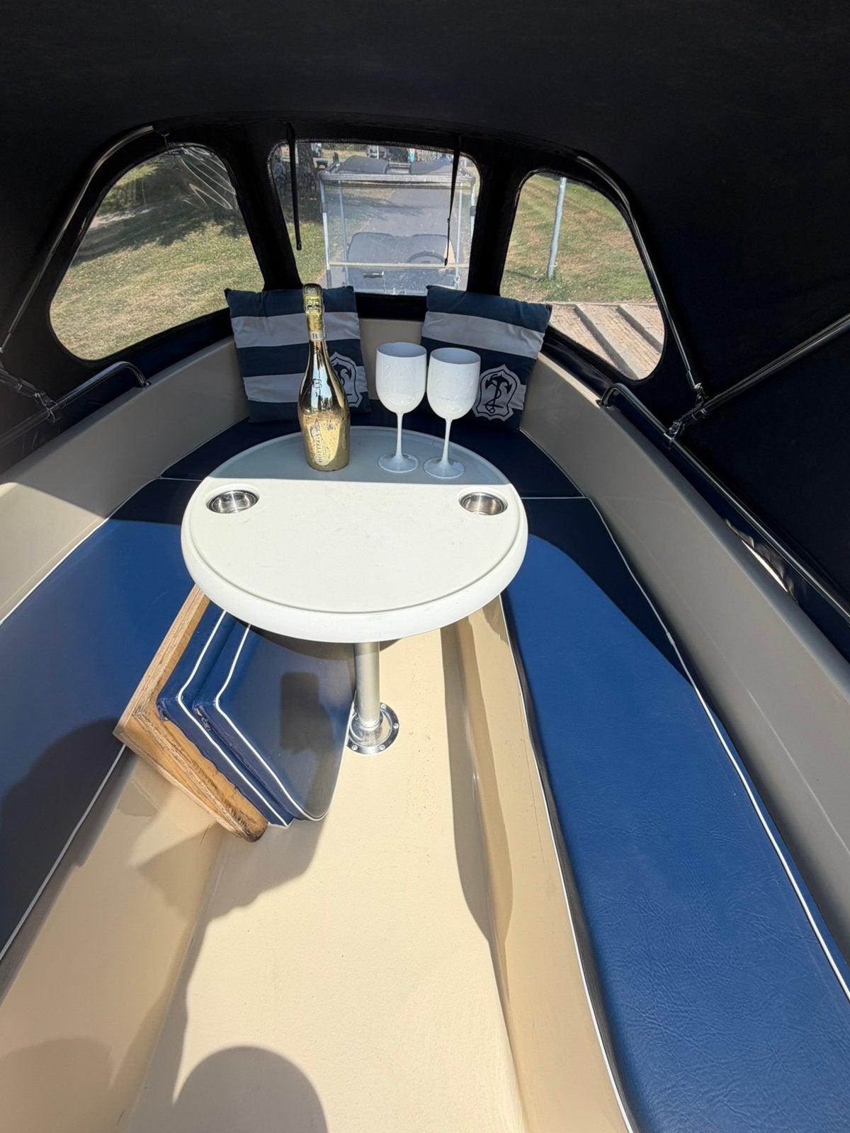 Malta 470 suzuki 15pk 4 takt inc nieuwe trailer nieuwstaat!, Ophalen, Zo goed als nieuw, Elektrische start