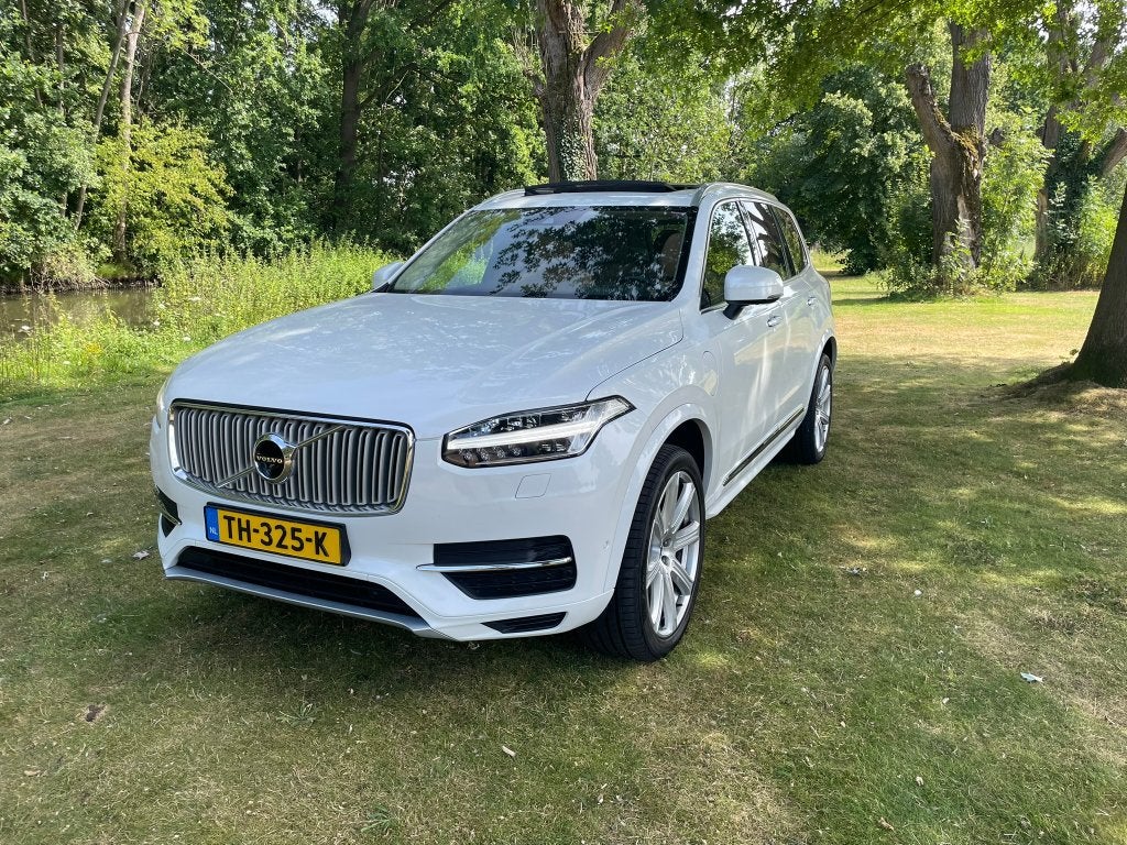 Volvo XC90 T8 AWD Pi-hy AUT INSCRIPTION 7 Pers. Nappa Pano, 1969 cc, 7 stoelen, Wit, 2187 kg