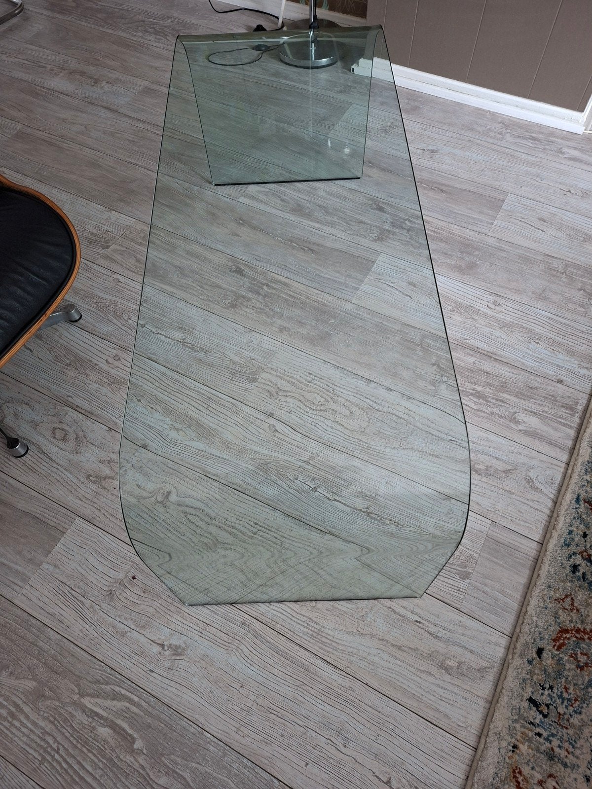 Fiam Design Glazen Salontafel - 120x45x47 cm, Huis en Inrichting, Ophalen, Minder dan 50 cm, Gebruikt, 100 tot 150 cm