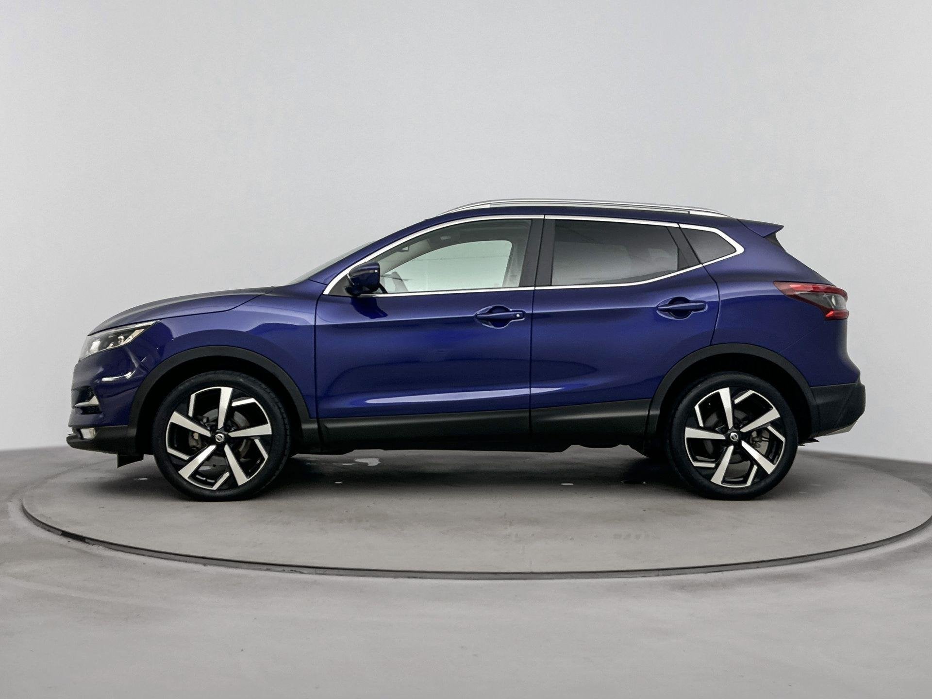 Nissan Qashqai 1.3 DIG-T Tekna | airco automatisch | Apple C, Gebruikt, Euro 6, 1290 kg, Leder en Stof