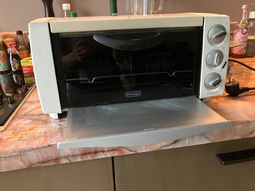 DeLonghi oven, Witgoed en Apparatuur, Ophalen, Minder dan 45 cm, Gebruikt, Oven met grill