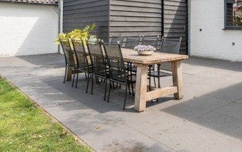 Houten tuintafel, douglas hout, 3 meter lang