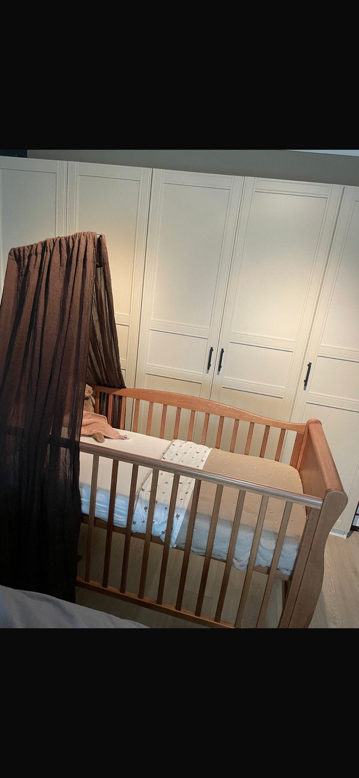 Klamboe/ sluier met piekstok Jollein nieuw, Kinderen en Baby's, Ophalen, Zo goed als nieuw, Jongetje of Meisje