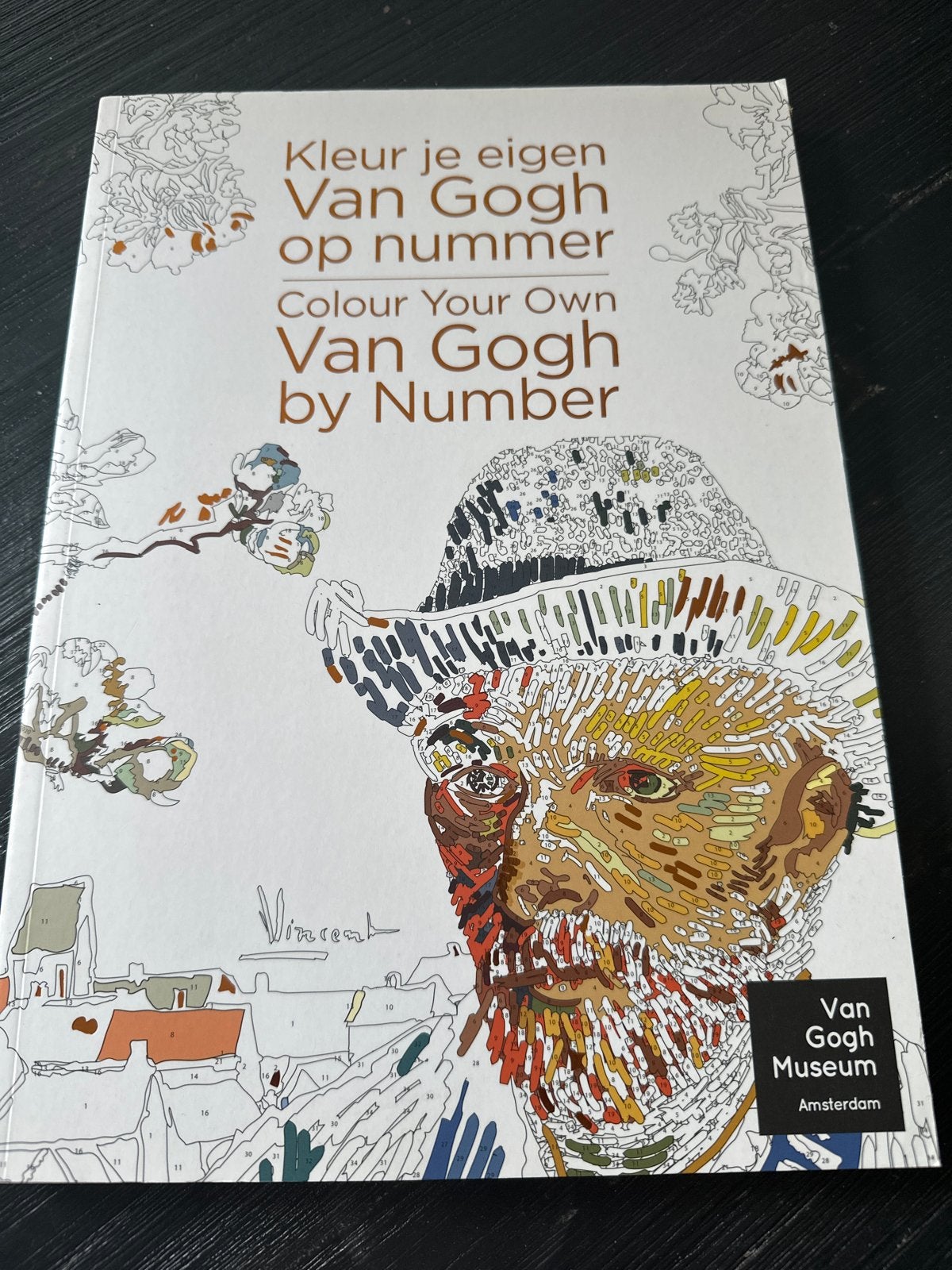Kleur je eigen Van Gogh op nummer - Kleurboek, Boeken, Ophalen of Verzenden, Zo goed als nieuw, Schilder- en Tekenkunst