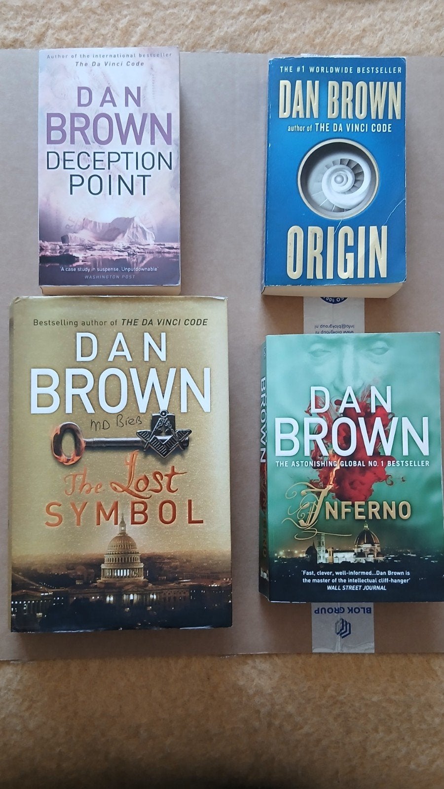 Dan Brown Collection, Boeken, Ophalen of Verzenden, Gelezen, Dan Brown