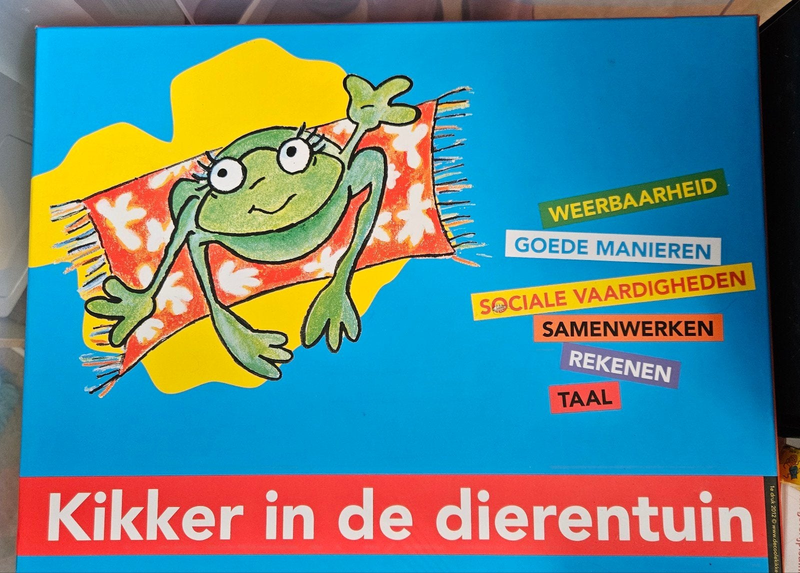 Kikker in de dierentuin - Educatief spel als nieuw, Ophalen, Zo goed als nieuw, Taal en Lezen