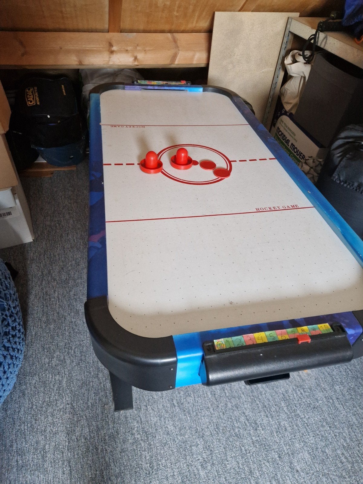 air hockey tafel 125x62 cm, Kinderen en Baby's, Ophalen, Gebruikt
