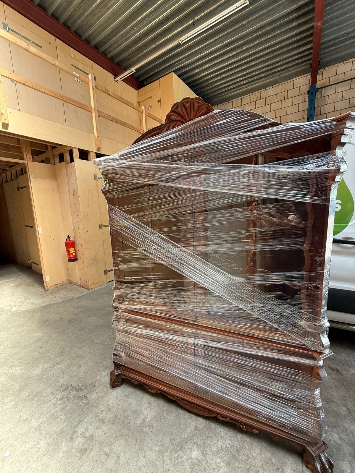 Mooie grote antieke kast - ongeveer 220x150cm, Ophalen