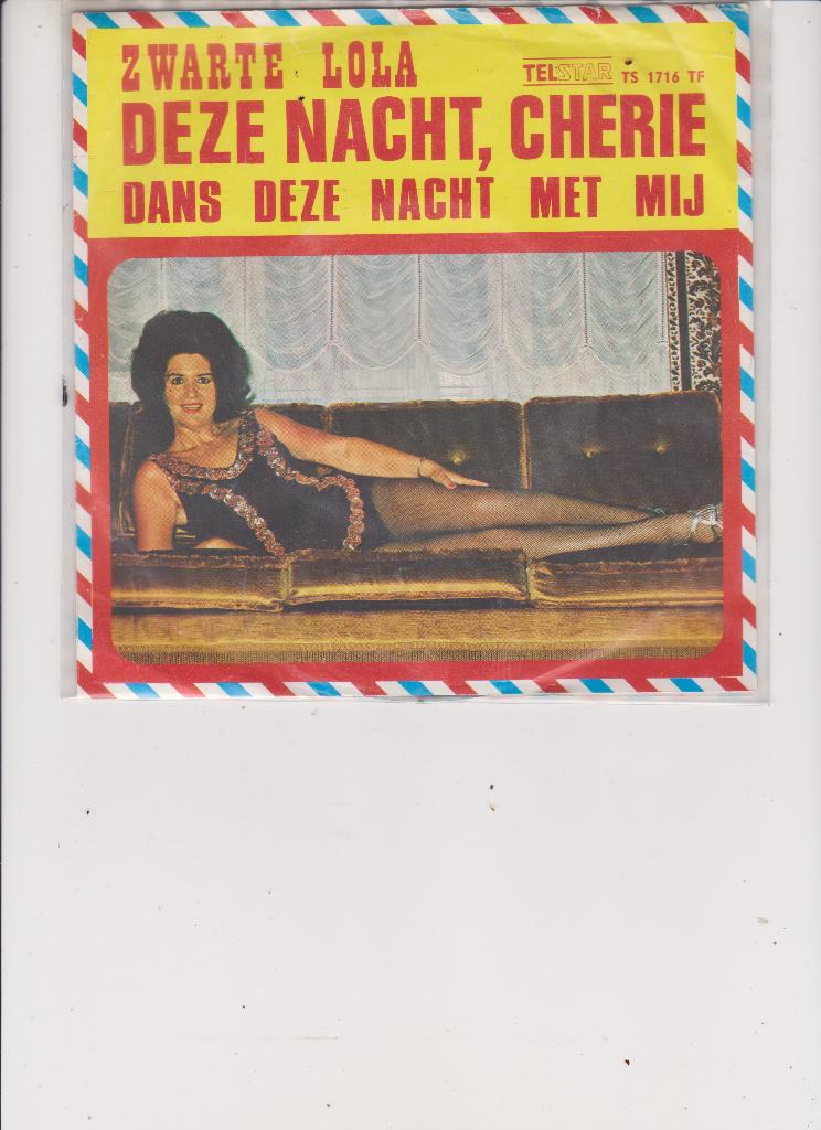 zwarte lola, Cd's en Dvd's, Vinyl | Nederlandstalig, Ophalen of Verzenden, Gebruikt, 7 inch, Levenslied of Smartlap