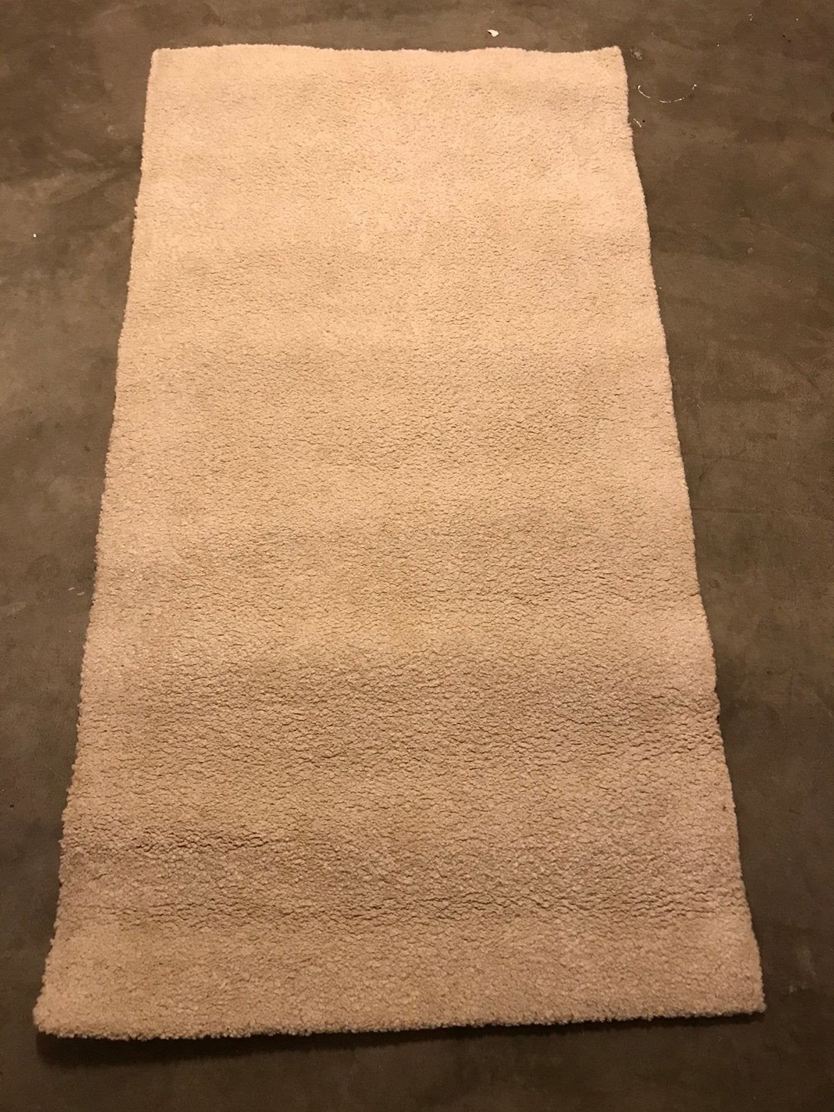 Vloerkleed kleed Ikea stoetes, 100 tot 150 cm, Zo goed als nieuw, Crème, Rechthoekig