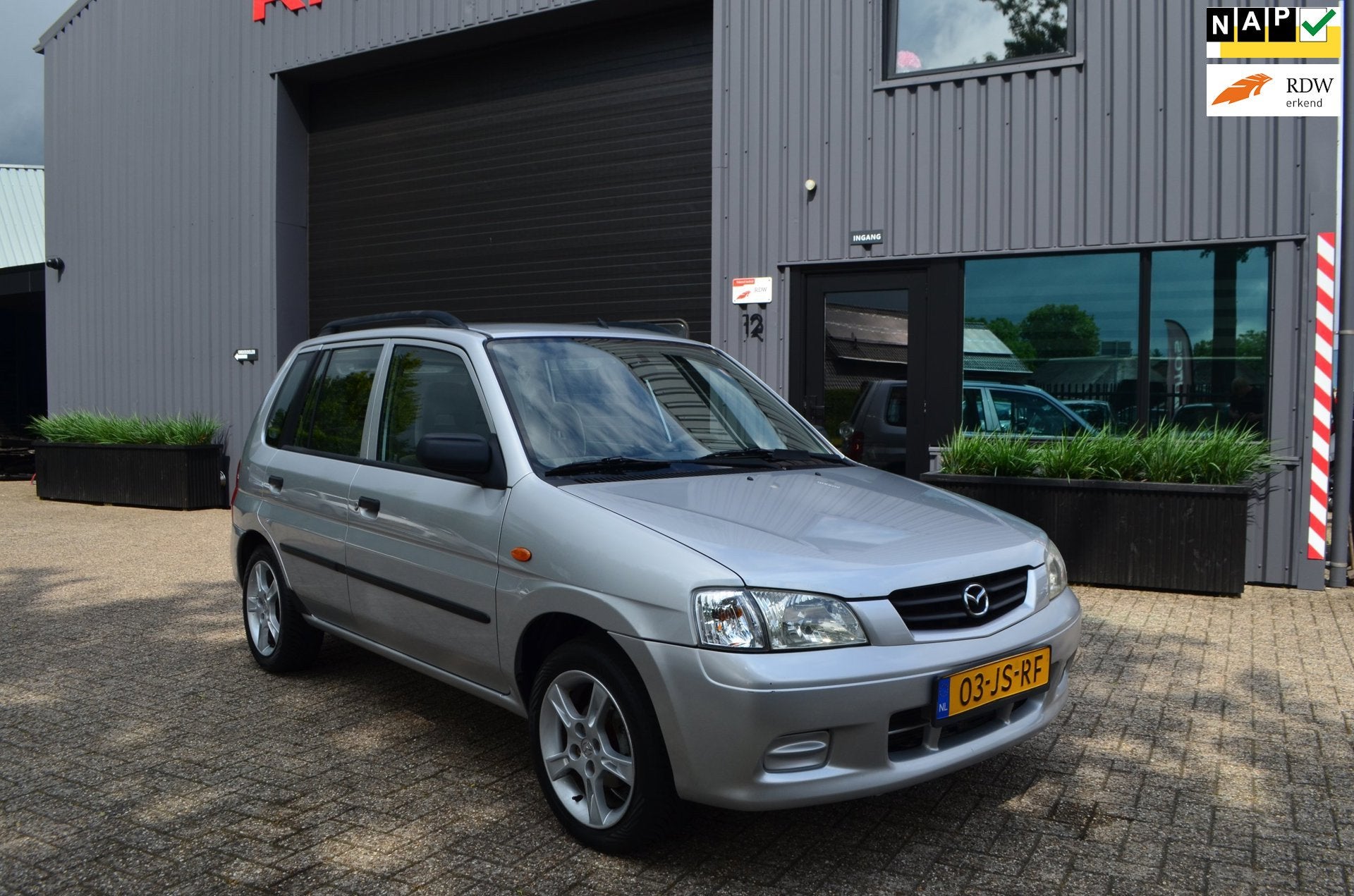 Mazda Demio 1.5 Exclusive | Automaat | Airco | Trekhaak, Auto's, Origineel Nederlands, Bedrijf, 75 pk, Zilver of Grijs
