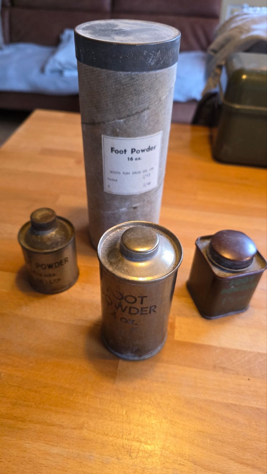 Lotje voet poeder, Verzamelen, Ophalen of Verzenden, Landmacht, Engeland