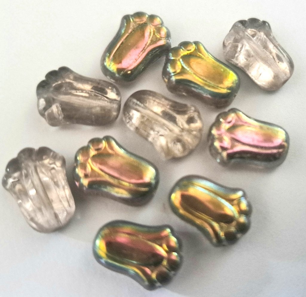 Tsjechische bloem kelk glas kralen 12x8 mm 4, Hobby en Vrije tijd, Kralen en Sieraden maken, Verzenden, Nieuw, Kraal