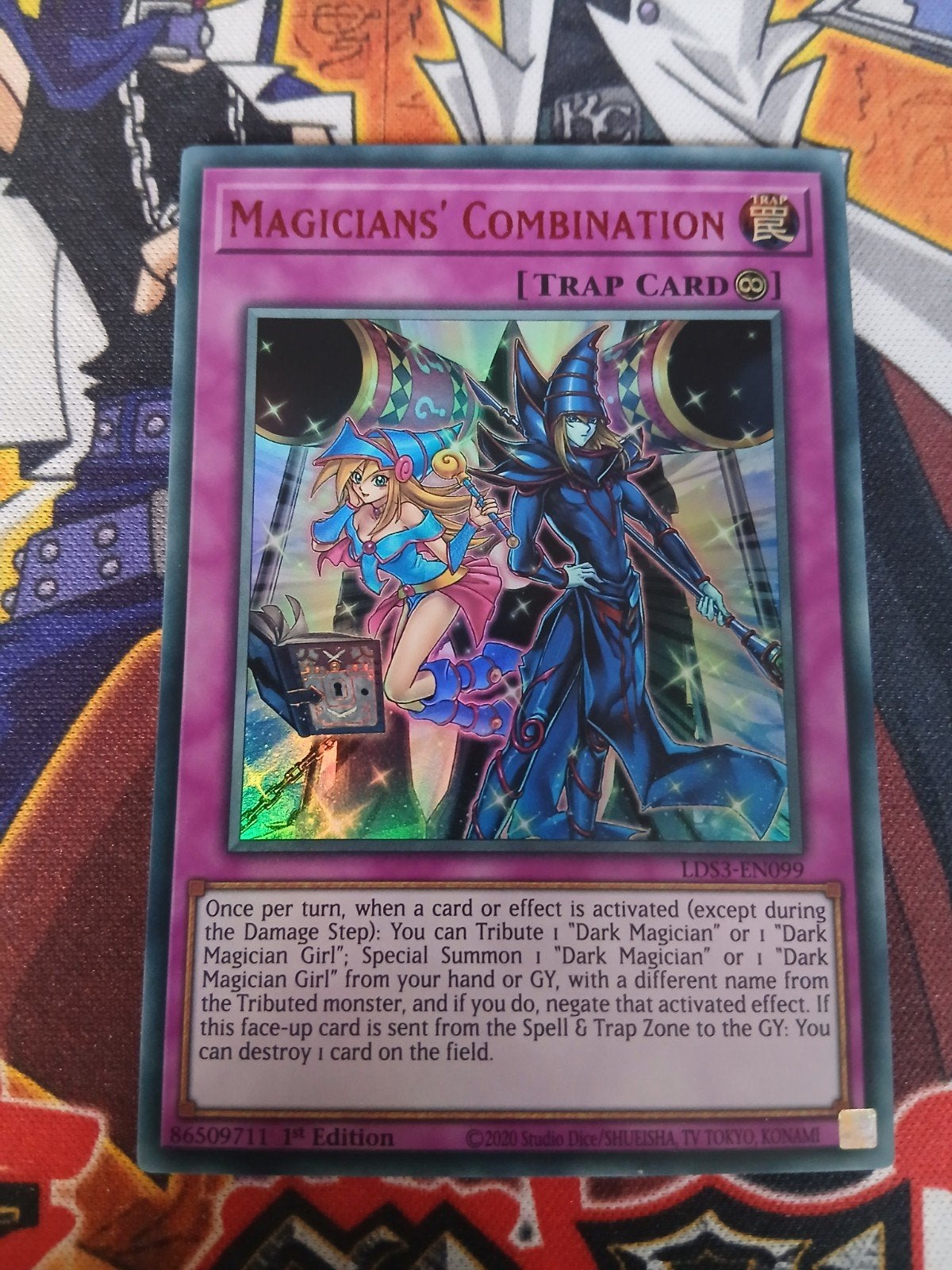 Magicians Combination - Red Ultra Rare LDS3 - Yu-Gi-Oh, Hobby en Vrije tijd, Verzamelkaartspellen | Yu-gi-Oh!, Ophalen of Verzenden