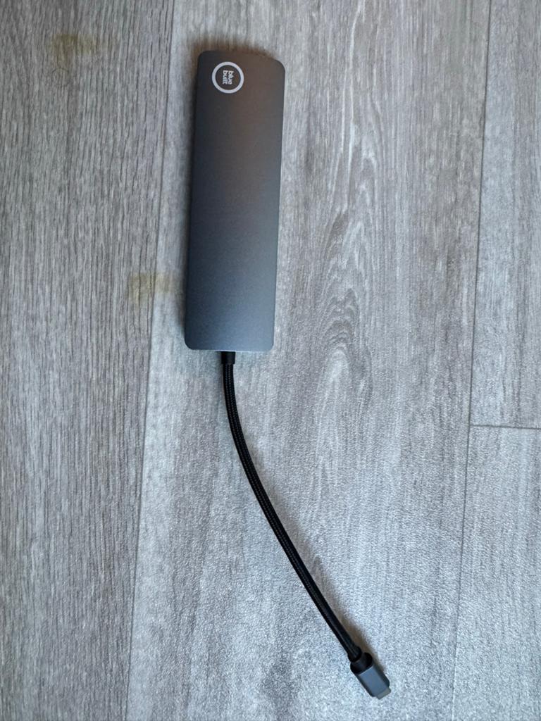 BlueBuilt USB-C Hub Adapter met HDMI, DisplayPort, USB, SD, Ophalen of Verzenden, Zo goed als nieuw
