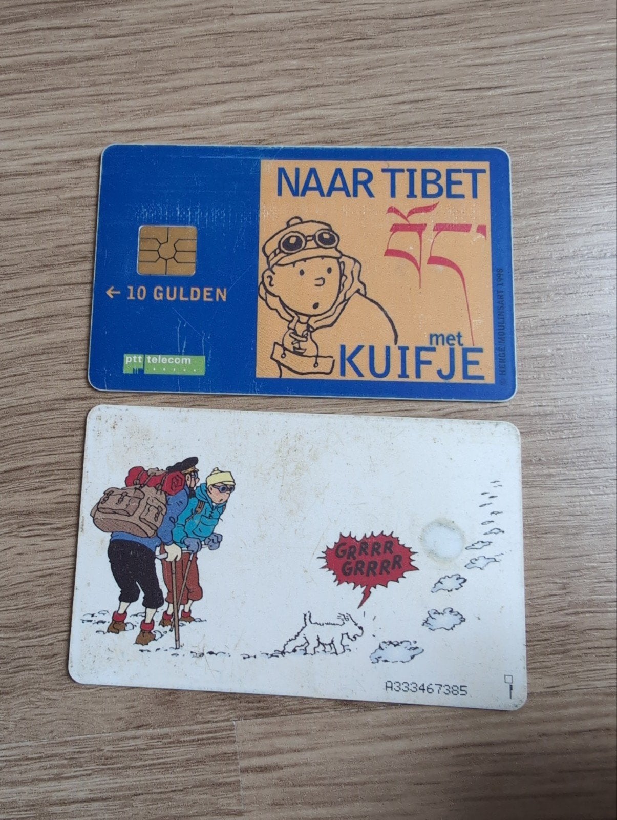PTT Telecom telefoonkaart Kuifje naar Tibet 10 Gulden, Verzamelen, Ophalen of Verzenden