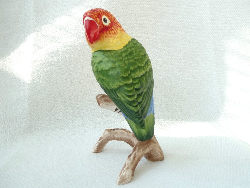 Goebel Porselein Vogel: Parkiet (Love Bird), Ophalen of Verzenden, Gebruikt, Dier