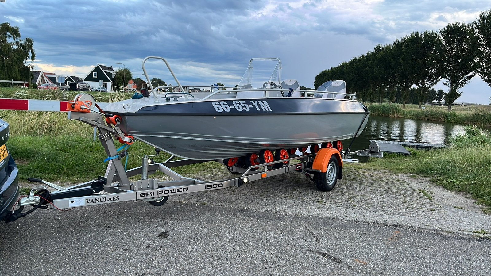 Buster L met Yamaha 60 pk consoleboot speedboot, Watersport en Boten, Ophalen, Viertaktmotor, Zo goed als nieuw, 60 pk