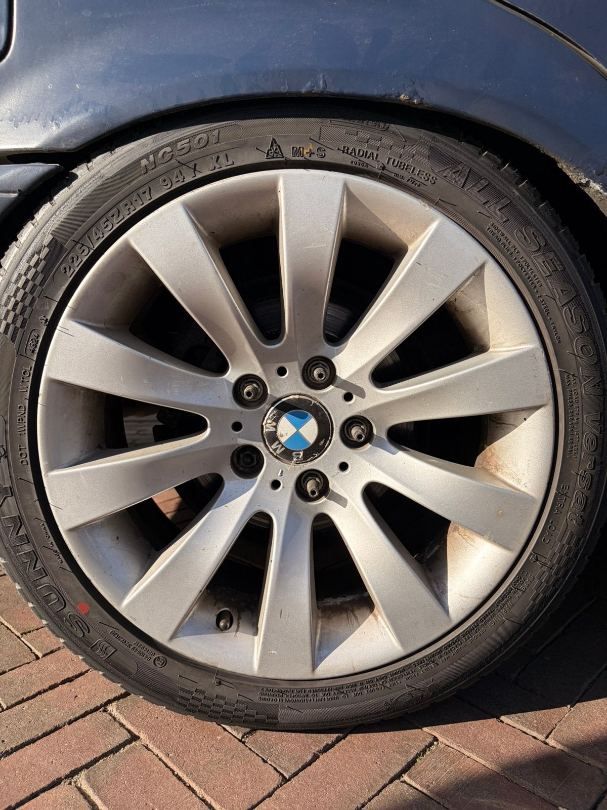 BMW E46 velgen ORGINEEL!  ZGAN, Velg(en), 17 inch, Ophalen of Verzenden, Zomerbanden