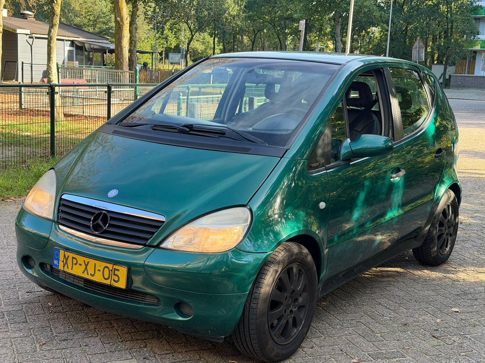 Mercedes-Benz A-Klasse 1.6 A160 Classic 1999 Groen, Auto's, Voorwielaandrijving, 40 €/maand, 4 cilinders, Handgeschakeld
