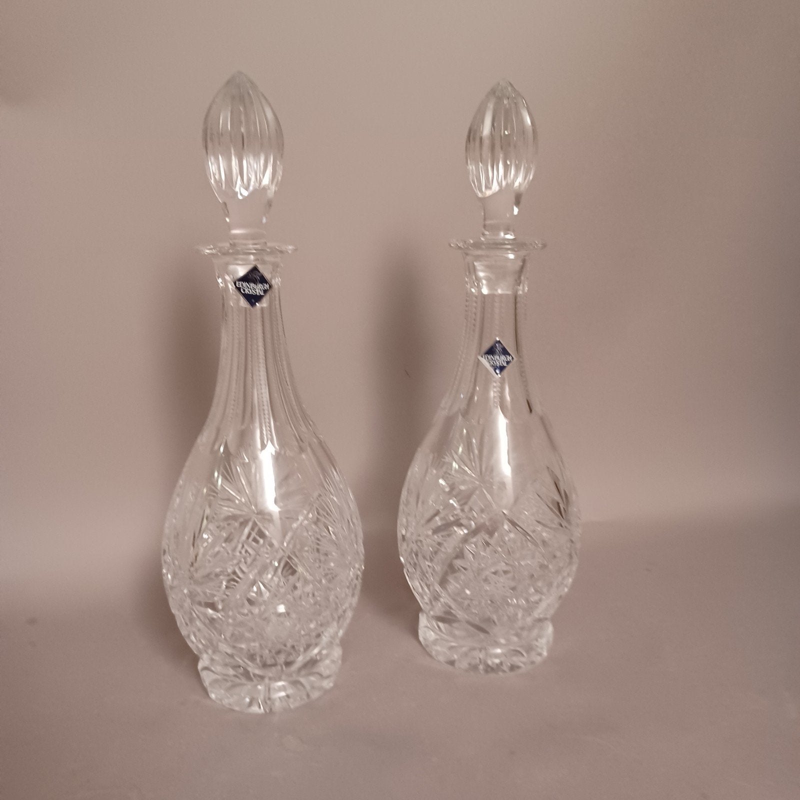karaf handgeslepen kristal / Edinburgh Crystal / 2 stuks, Ophalen of Verzenden