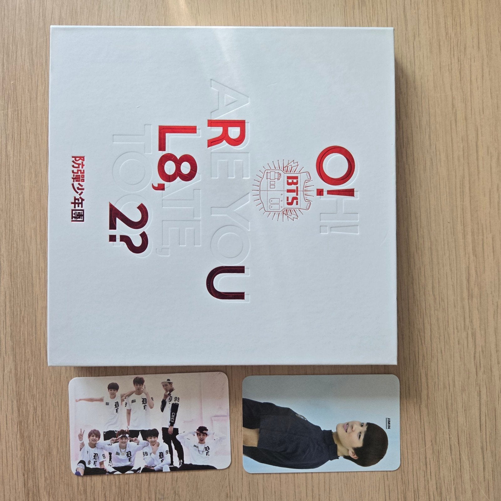 BTS - O! RUL8,2? CD Album met Photocard, K-pop, Ophalen of Verzenden, Zo goed als nieuw, Inclusief doosje