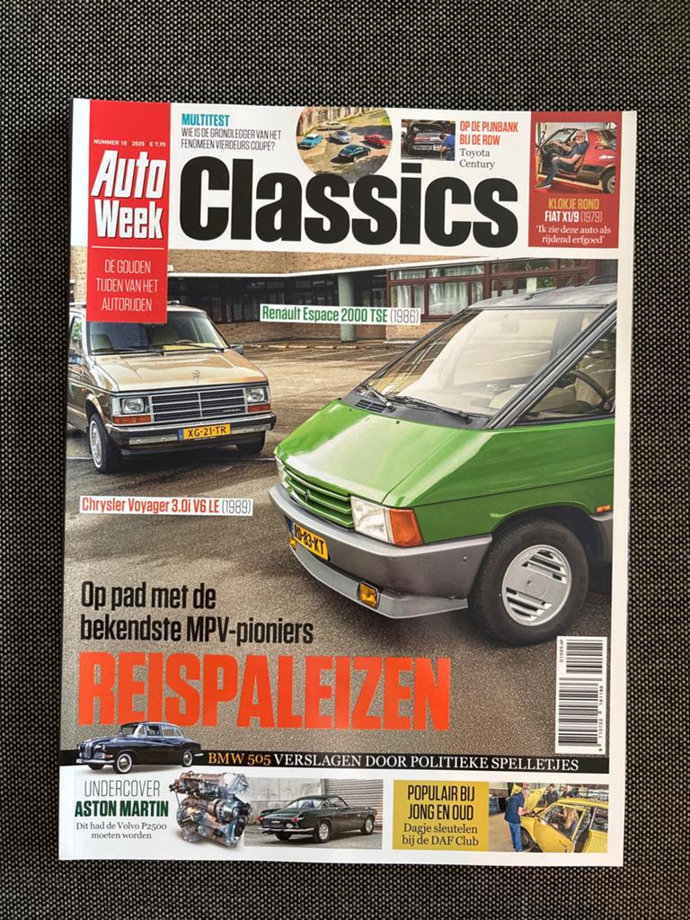 AutoWeek Classics - Nummer 10 2025 - MPV-pioniers, Ophalen of Verzenden, Nieuw, Algemeen