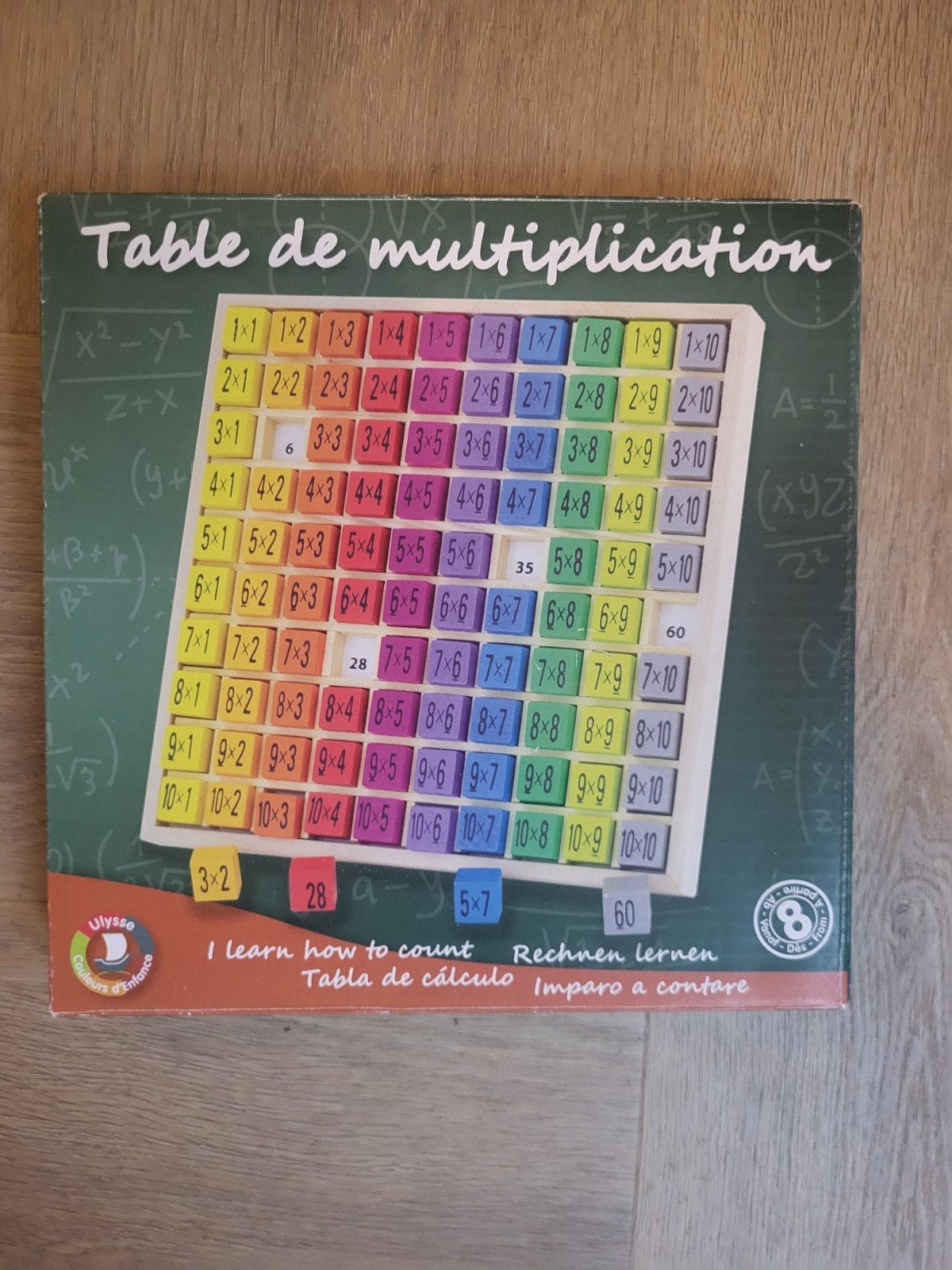 Educatief Speelgoed multiplication(name drawn in pen, Kinderen en Baby's, Speelgoed | Educatief en Creatief, Ophalen, Zo goed als nieuw