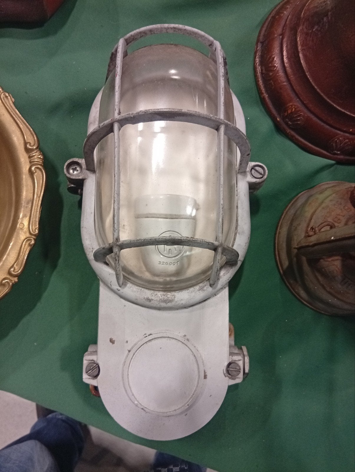 Vintage Industriële Wandlamp - Robuust en Authentiek, Ophalen of Verzenden