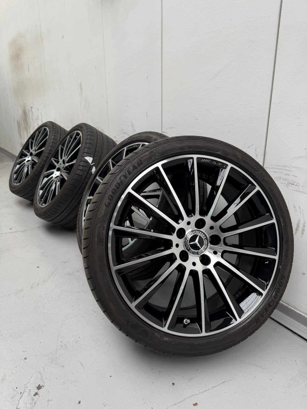 Originele 19 inch Mercedes C-klasse W205 AMG velgen, Banden en Velgen, Ophalen, 19 inch, Zomerbanden