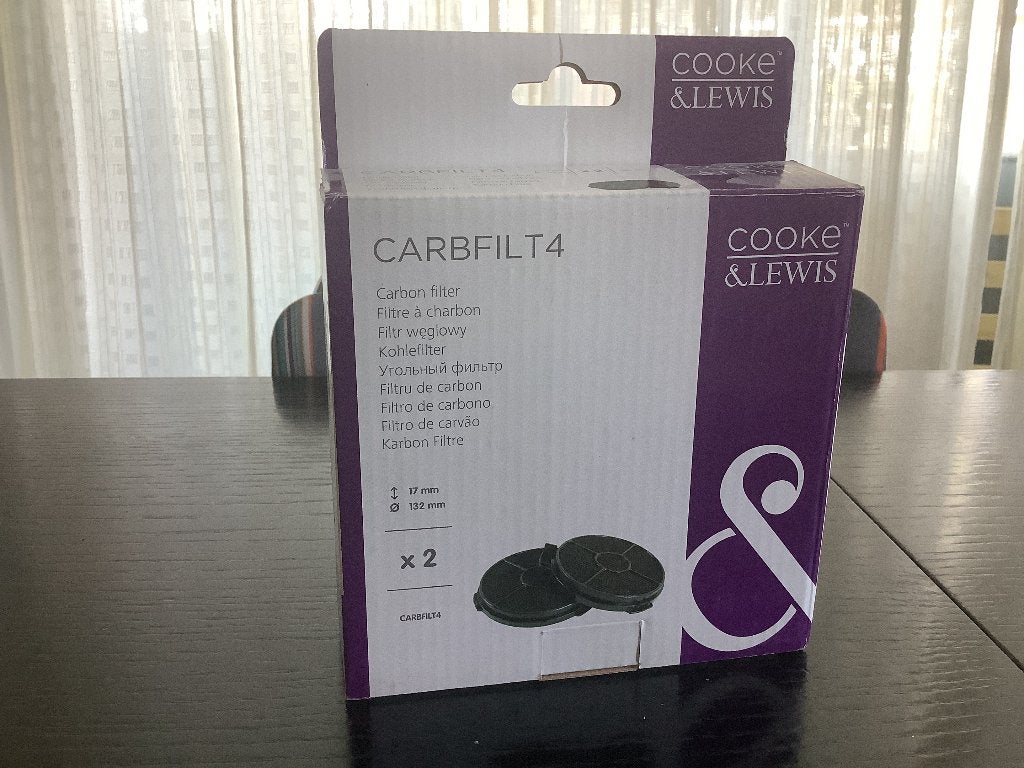 Cooke&Lewis Carbfilt 4 - nieuw, Nieuw, Minder dan 100 cm, 25 tot 50 cm, 50 tot 100 cm