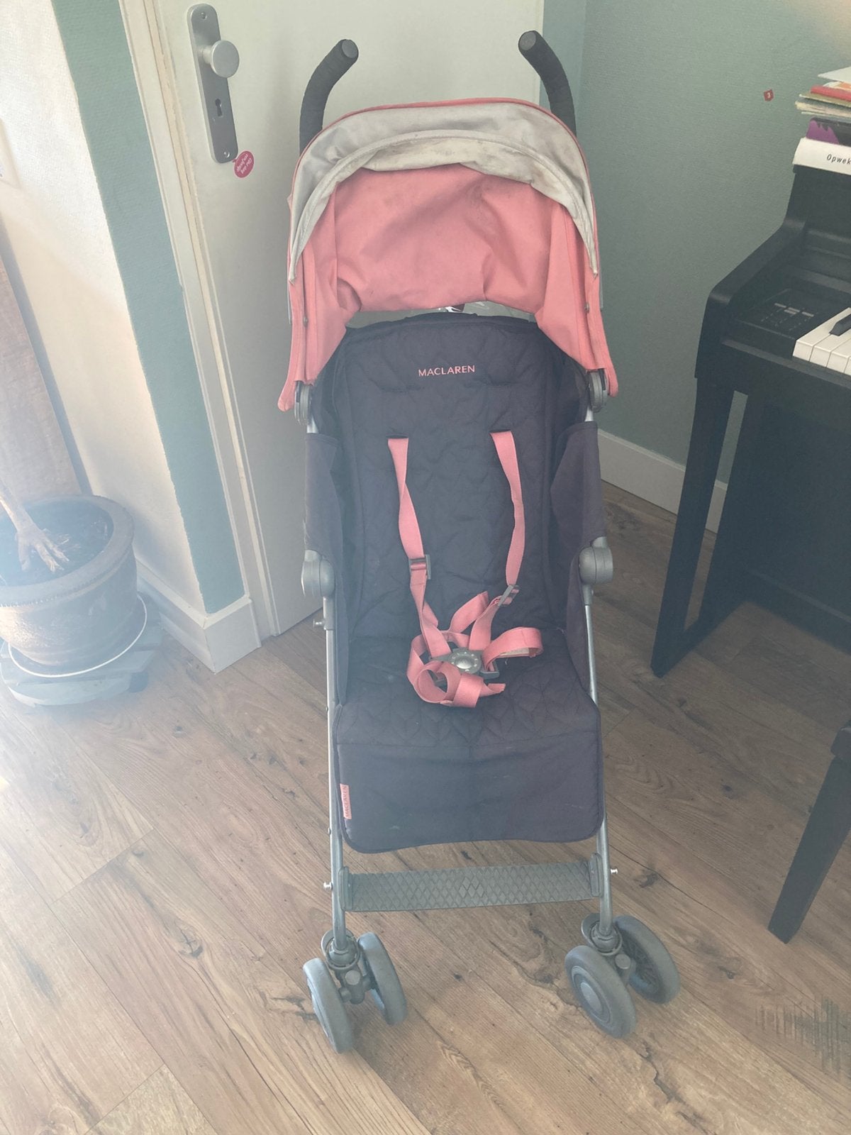 Buggy maclaren quest roze, Kinderen en Baby's, Ophalen, Gebruikt, Maclaren