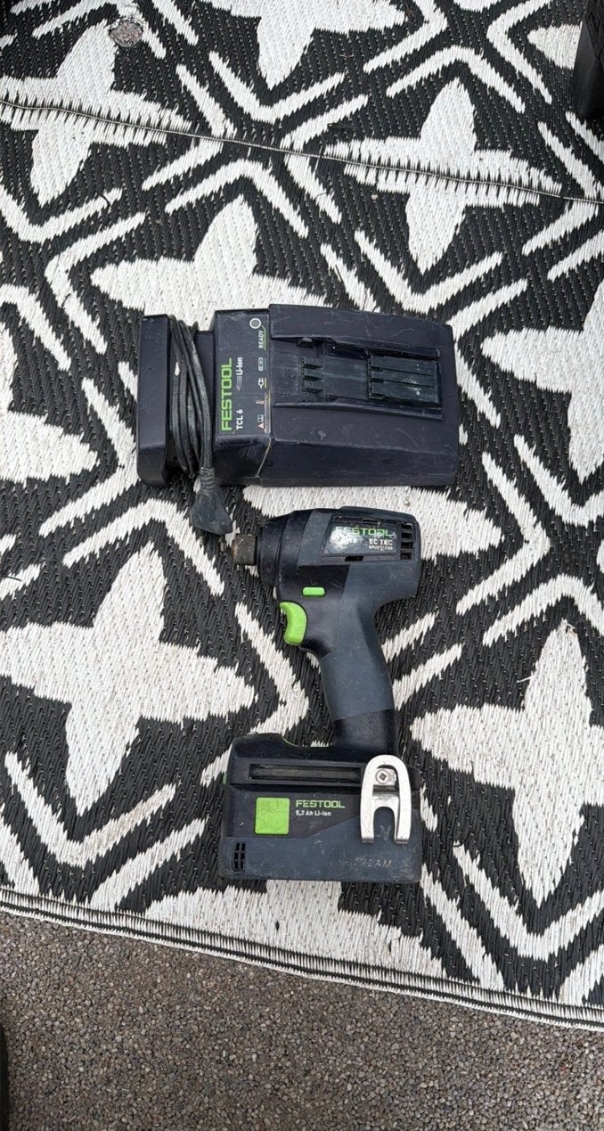 FESTOOL TID 18 accu-slagschroevendraaier compleet, Variabele snelheid, Ophalen of Verzenden, 400 tot 600 watt, Zo goed als nieuw
