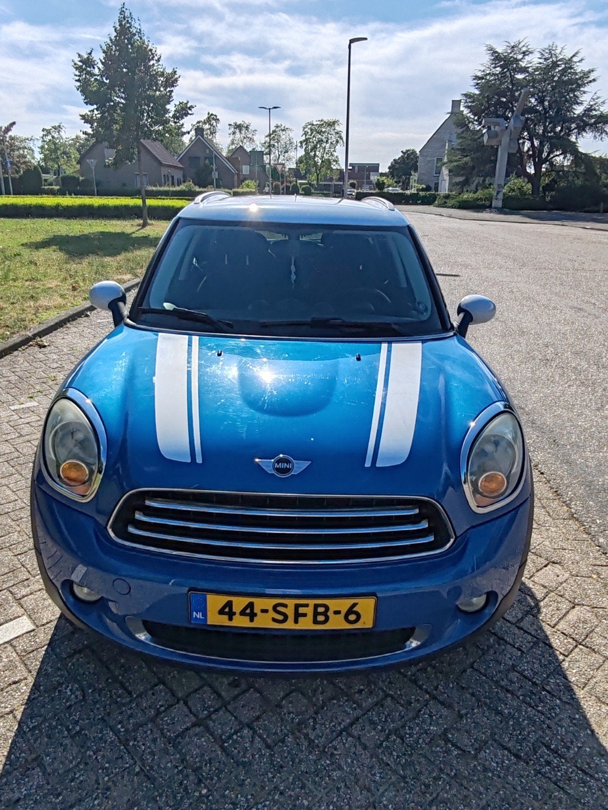 Mini Countryman 1.6 Cooper 2010 Blauw, Auto's, Mini, Voorwielaandrijving, Stof, Zwart, Blauw