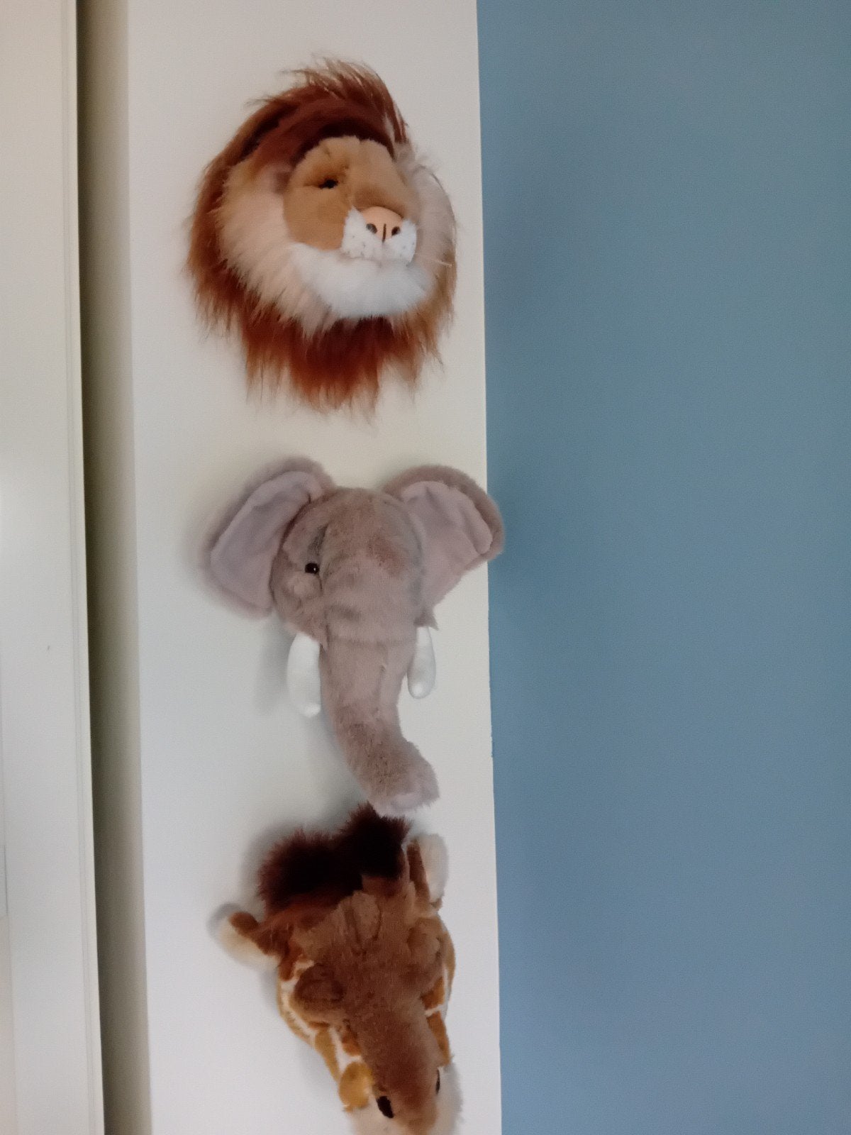 Wild en soft dierenkoppen giftset  Leeuw, Olifant en Giraf, Ophalen of Verzenden, Zo goed als nieuw, Middelgroot (20 tot 80 cm)