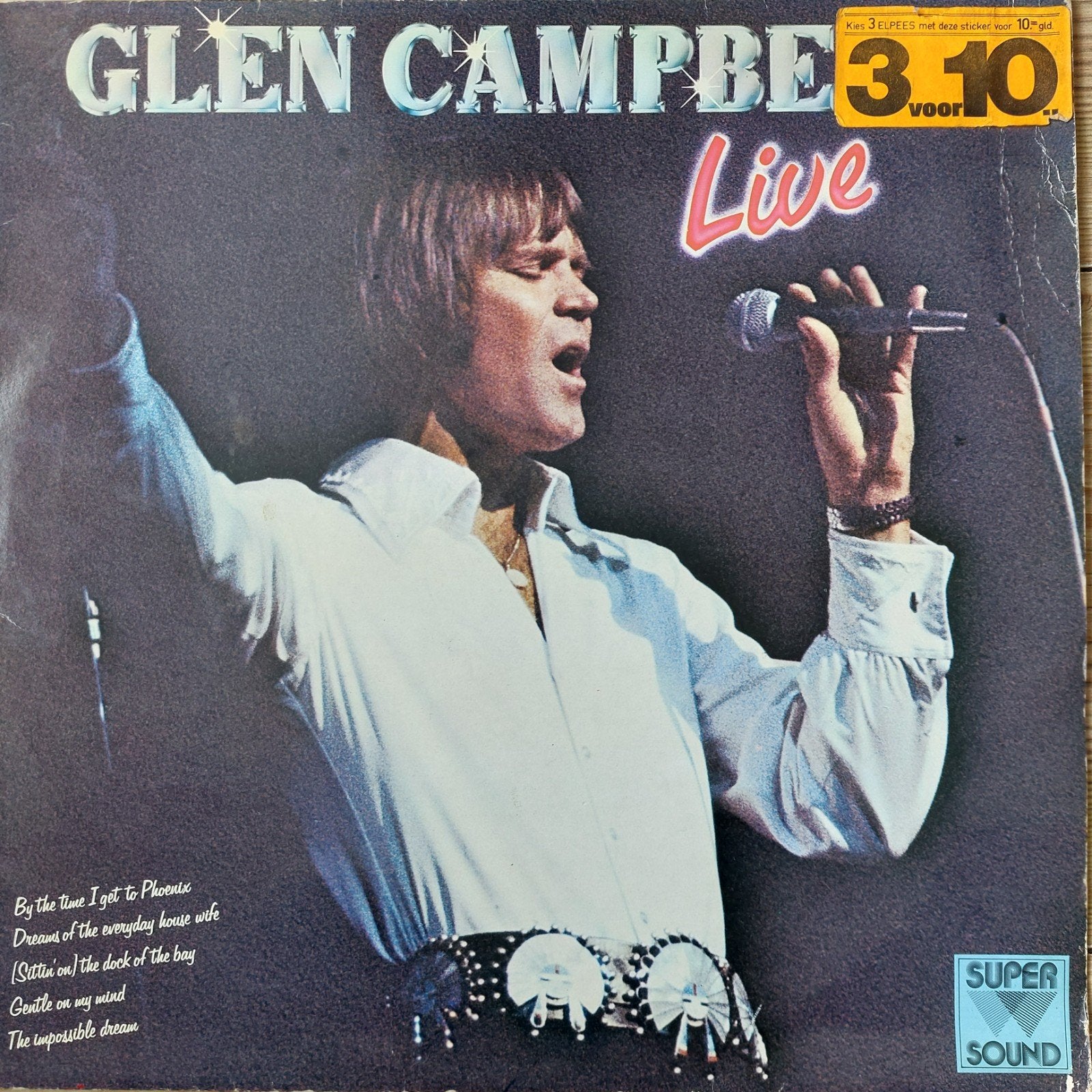 LP Glen Campbell - Glen Campbell Live, Ophalen of Verzenden, 12 inch