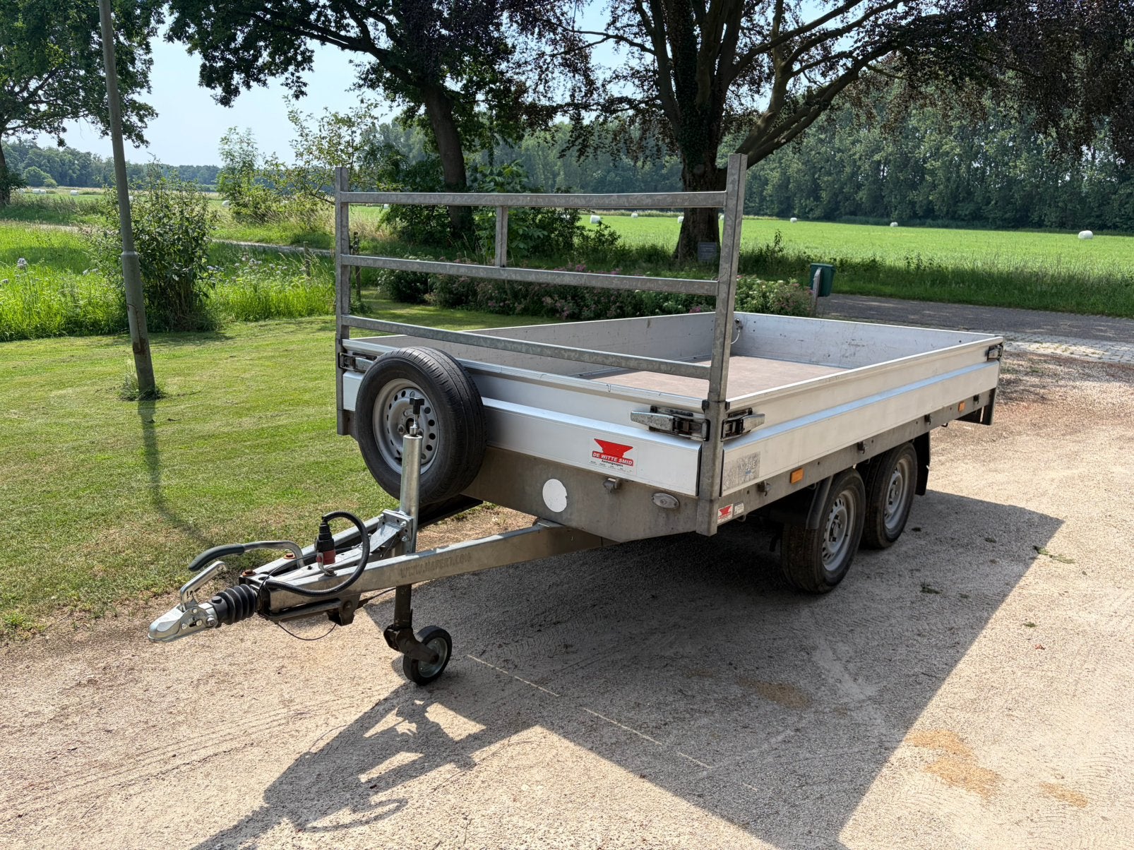 Hapert azure plateauwagen aanhanger 2000kg, Auto diversen, Aanhangers en Bagagewagens, Zo goed als nieuw, Ophalen