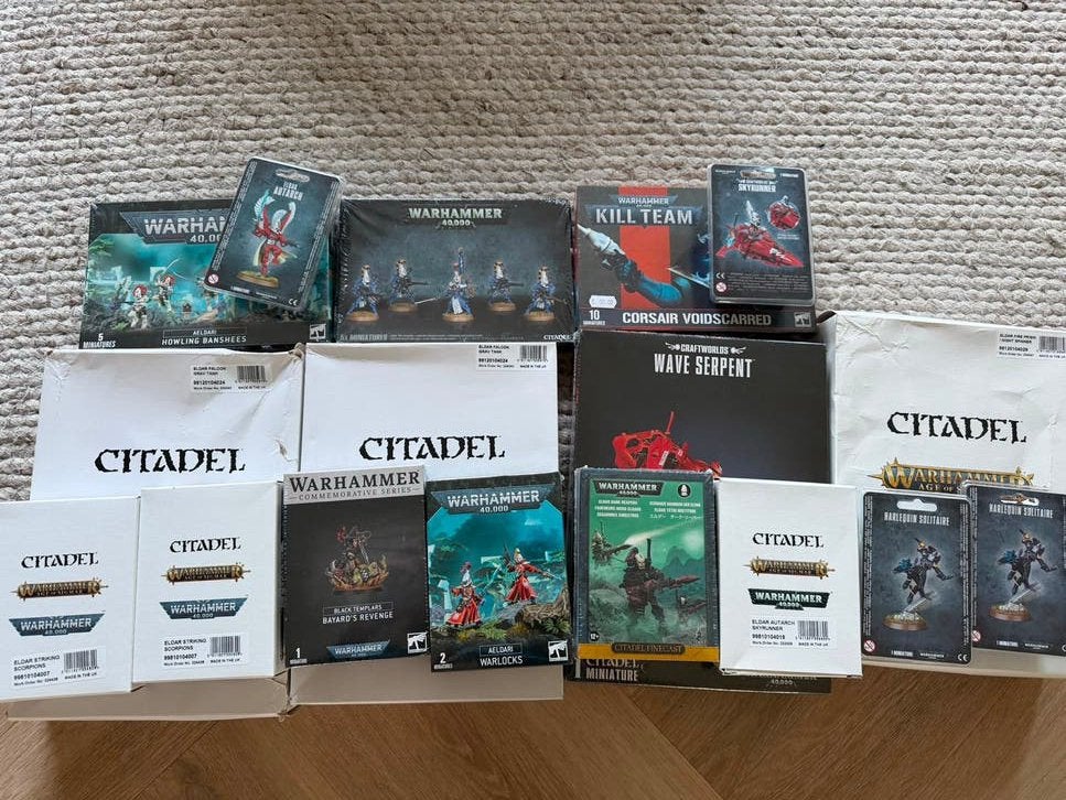 Grote collectie Warhammer 40.000 - Aeldari, Ophalen of Verzenden, Nieuw