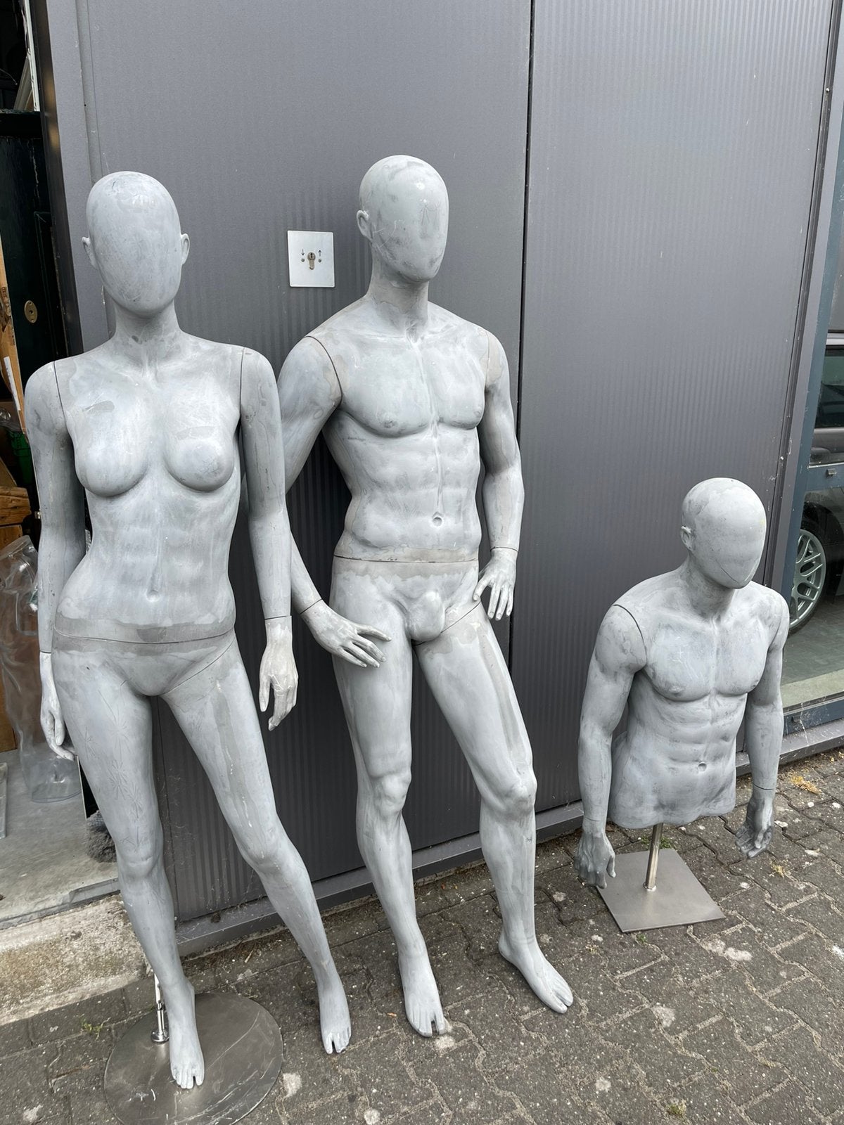 Paspoppen + torso, Verzamelen, Ophalen, Zo goed als nieuw, Pop