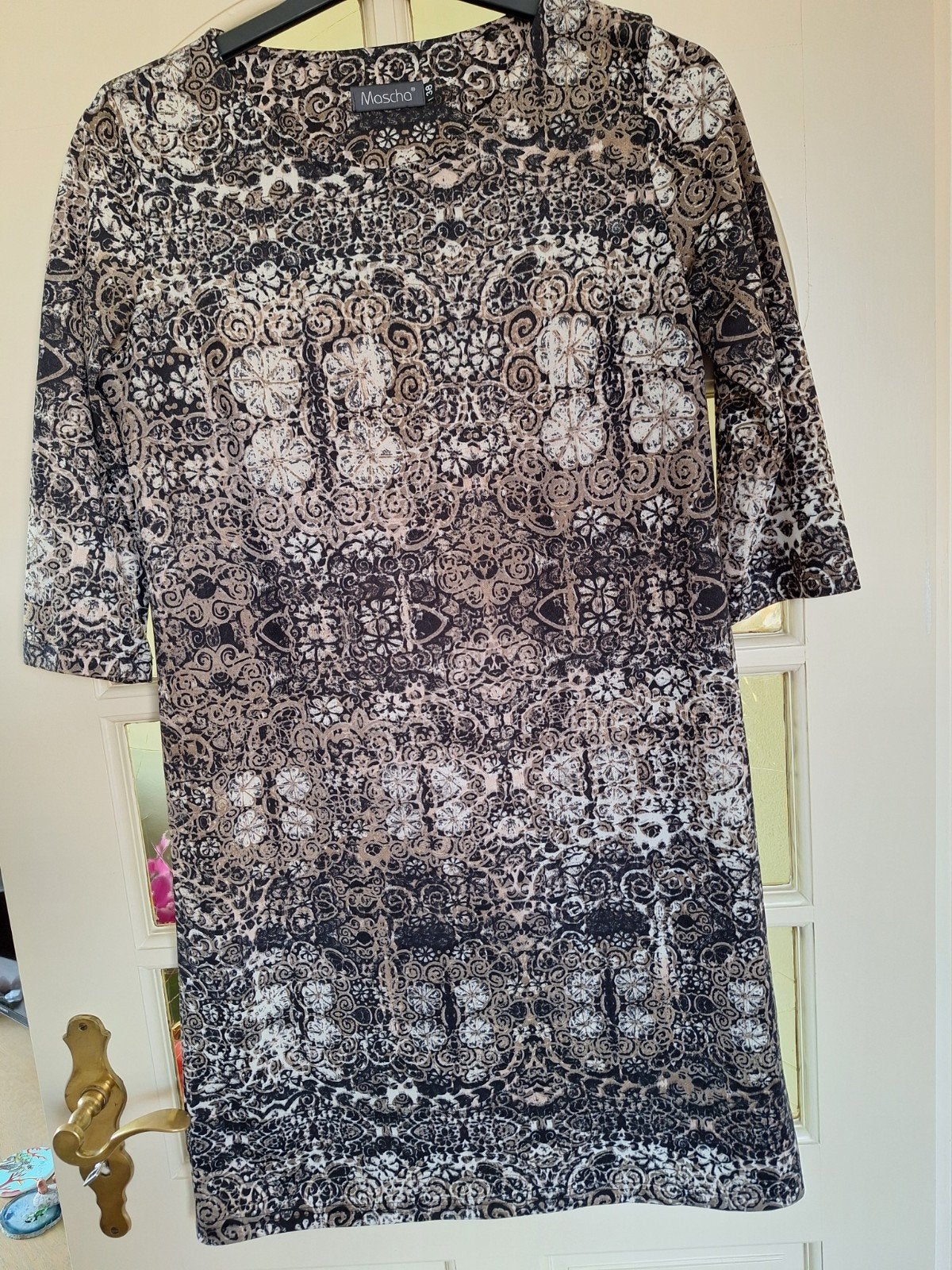 Mascha jurk met print, maat 38, Kleding | Dames, Maat 38/40 (M), Meerkleurig, Ophalen of Verzenden, Boven de knie