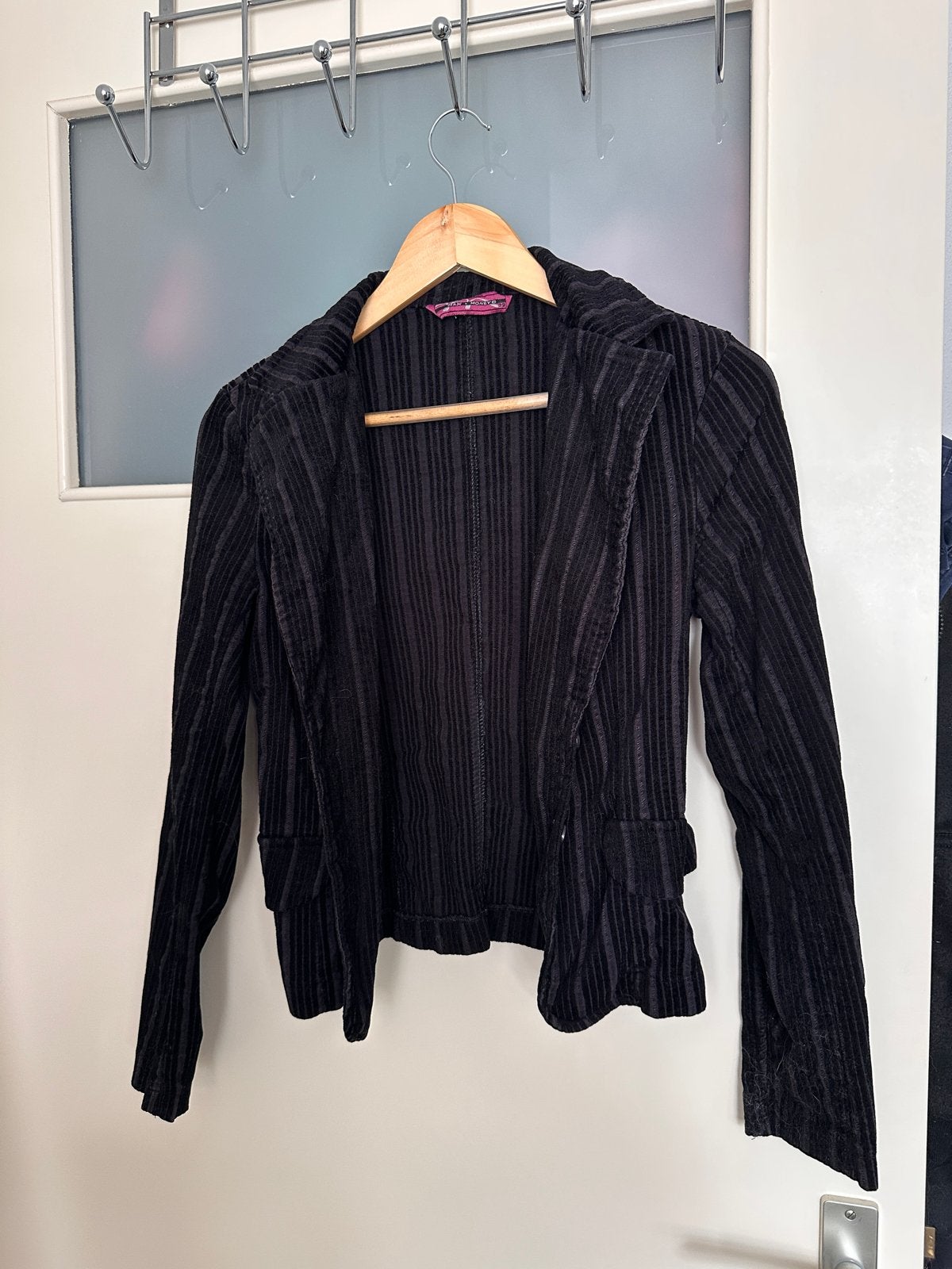 Max Money Zwart Corduroy Jasje Maat 38, Kleding | Dames, Maat 38/40 (M), Zwart, Ophalen of Verzenden, Zo goed als nieuw