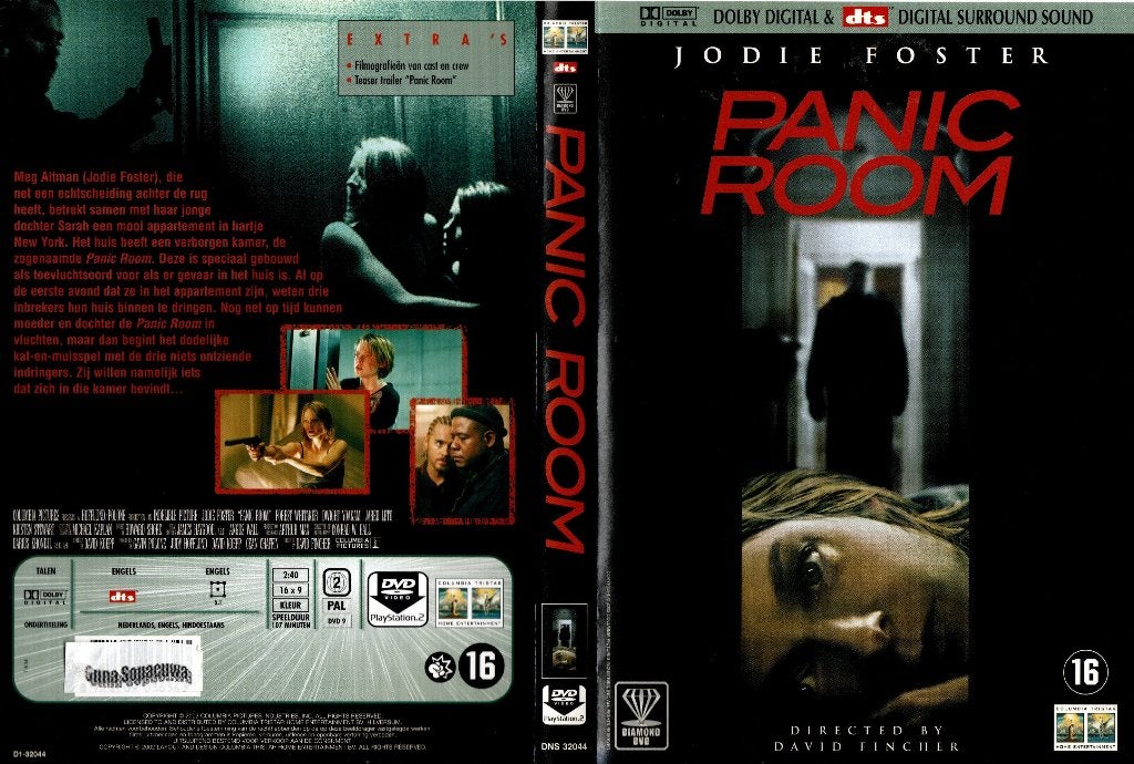 Panic Room, Vanaf 16 jaar, Ophalen of Verzenden, Zo goed als nieuw, Actiethriller