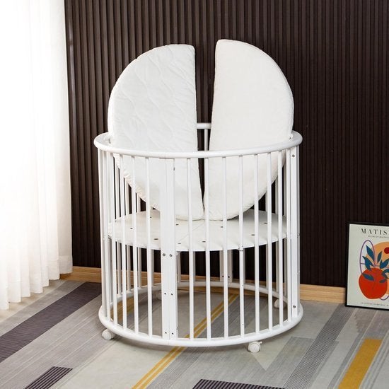 Ronde Babybox – Houten Speelbox – Speelkooi – Box Met Matras, Corvance B.V., Verzenden, Nieuw, Corvancebol@gmail.com