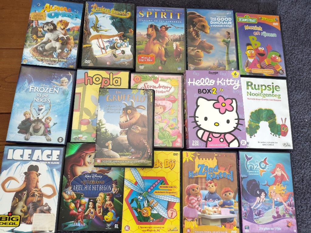 Kinder dvd, Cd's en Dvd's, Dvd's | Kinderen en Jeugd, Alle leeftijden, Ophalen, Gebruikt
