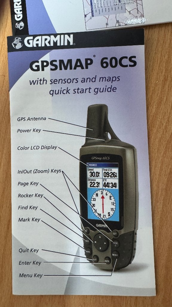 Garmin GPSmap 60CS, Ophalen of Verzenden, Zo goed als nieuw, Navigatie of Gps