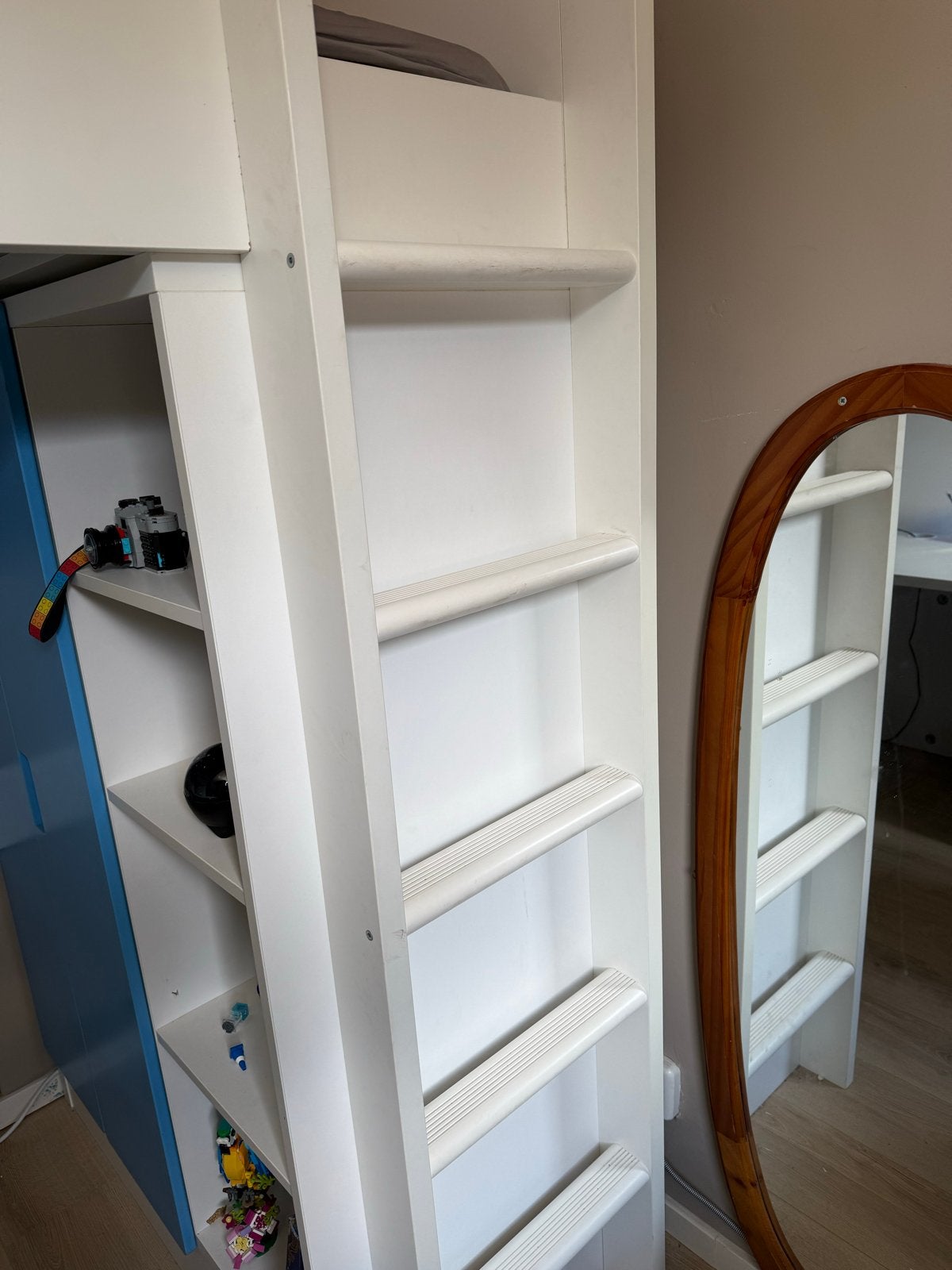 IKEA Stuva Hoogslaper met bureau en kast, Ophalen, Gebruikt, Eenpersoons, 200 cm