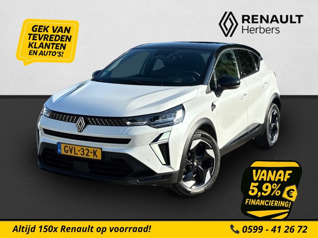Renault Captur 1.3 mild hybrid 140 techno CRUISE / CAMERA /, Voorwielaandrijving, Gebruikt, Euro 6, 4 cilinders