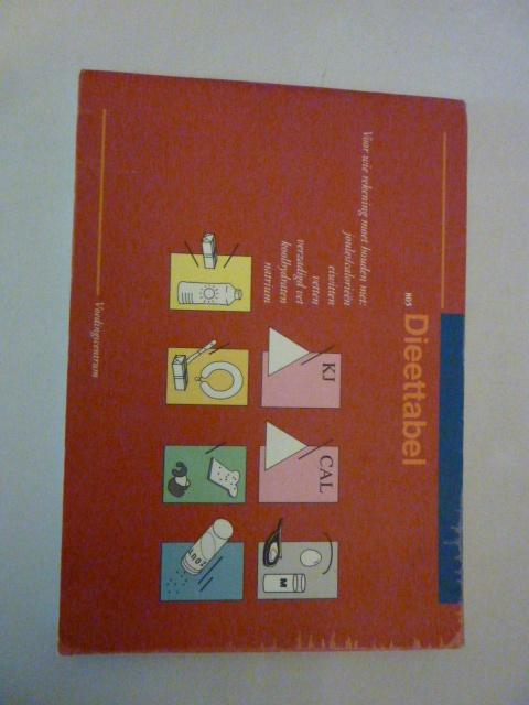 Voedingscentrum - Dieettabel 1998, Boeken, Verzenden, Zo goed als nieuw